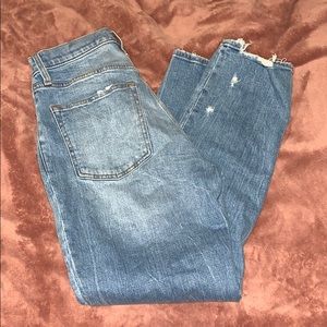 Abercrombie & Fitch Distressed Mom Jeans